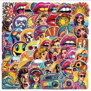 50 Pcs Waterproof Pop Culture Style Vinyl Stickers Bundle Set